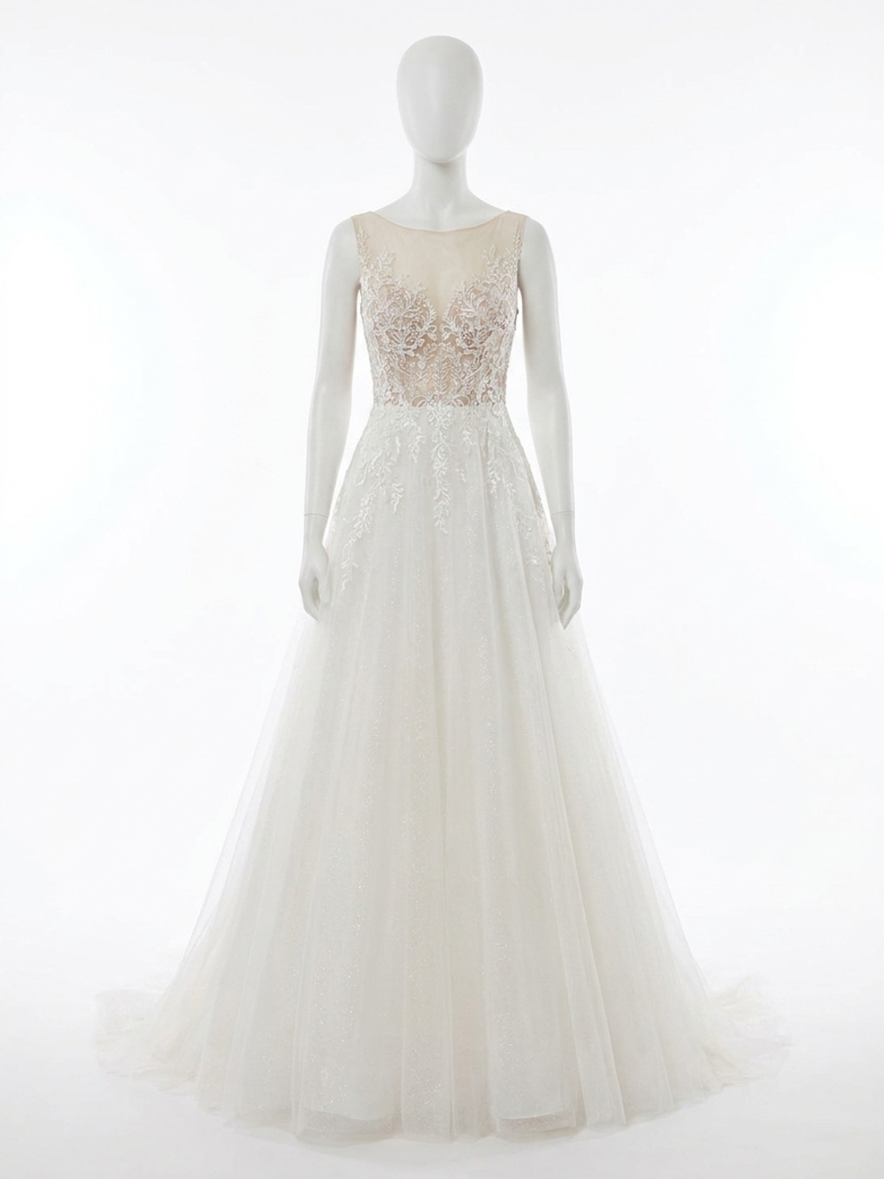 NEW MORILEE paladia diamante and pearl dress in ivory